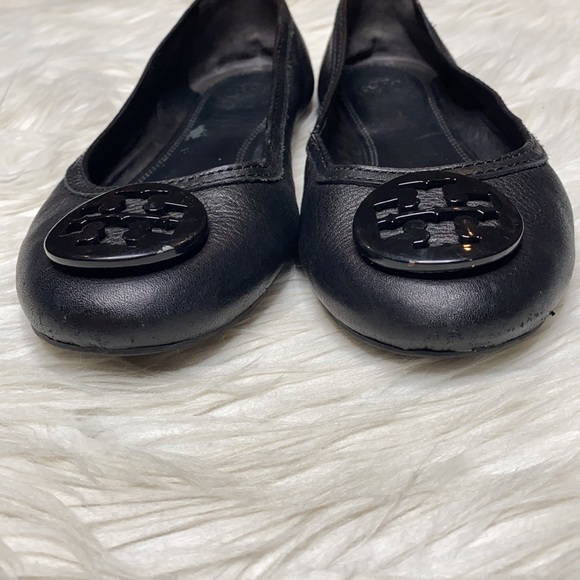 Tory Burch Abby black leather ballet flats - Picture 6 of 11